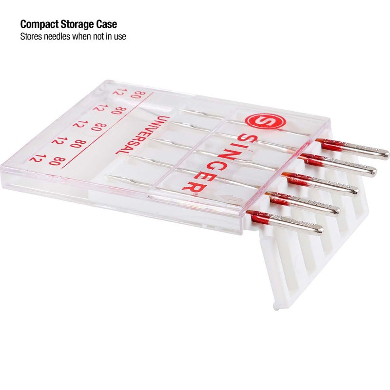 SINGER 04735 Sewing Machine Needles, 5-Pack, 80/12 - Image 4